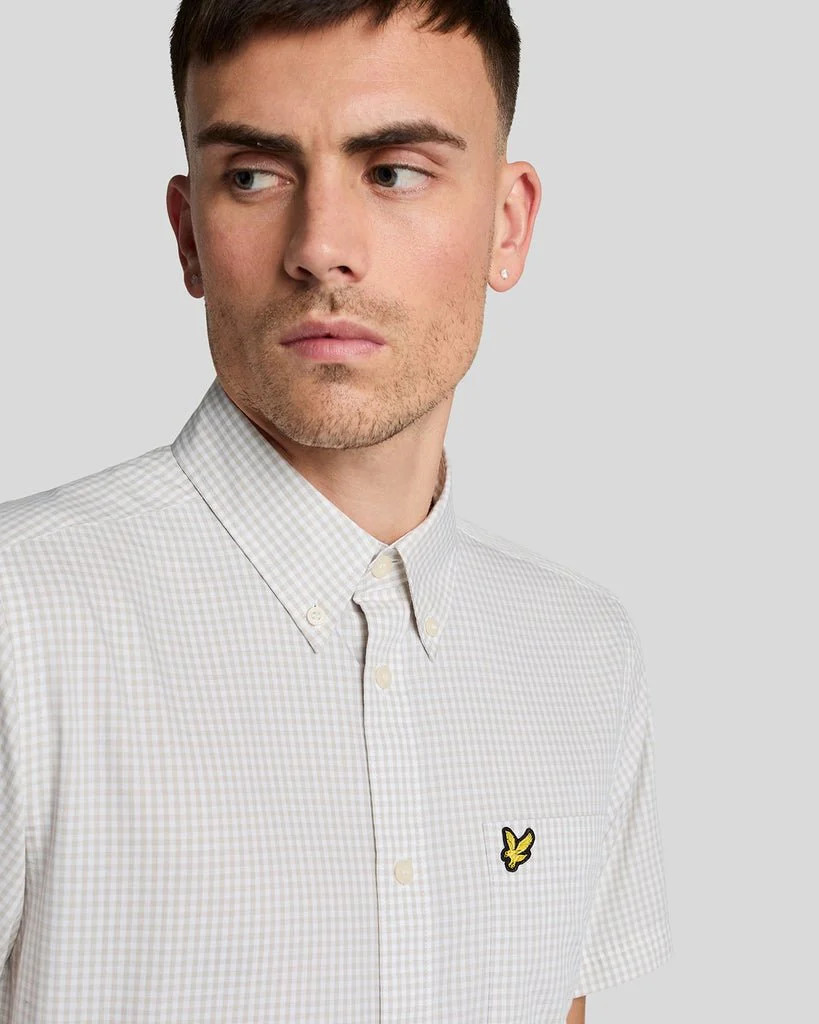 Lyle & Scott - Slim Fit Gingham Shirt S/S - immagine 4