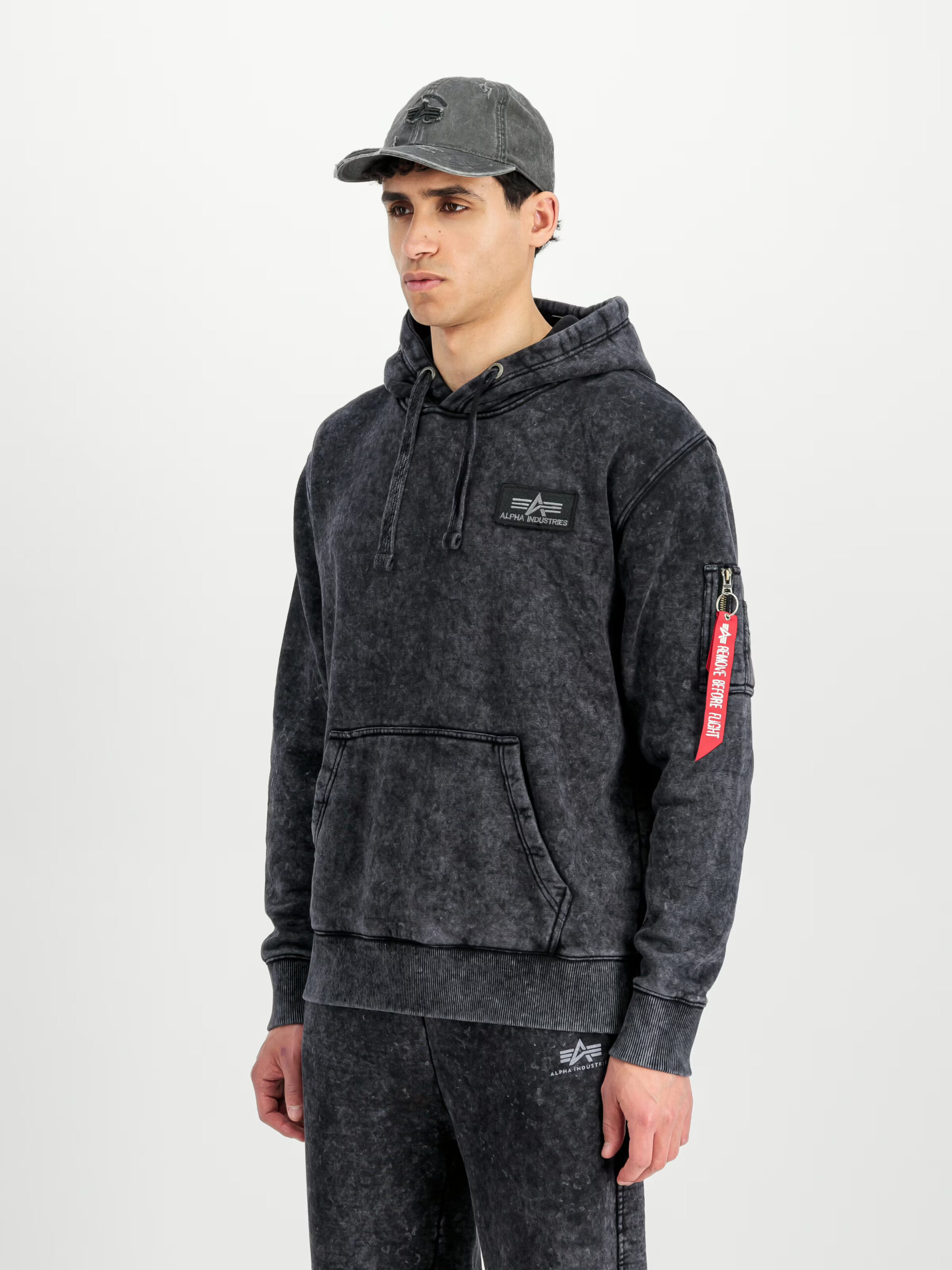 Alpha Industries - Back Print Hoodie Vintage - immagine 4