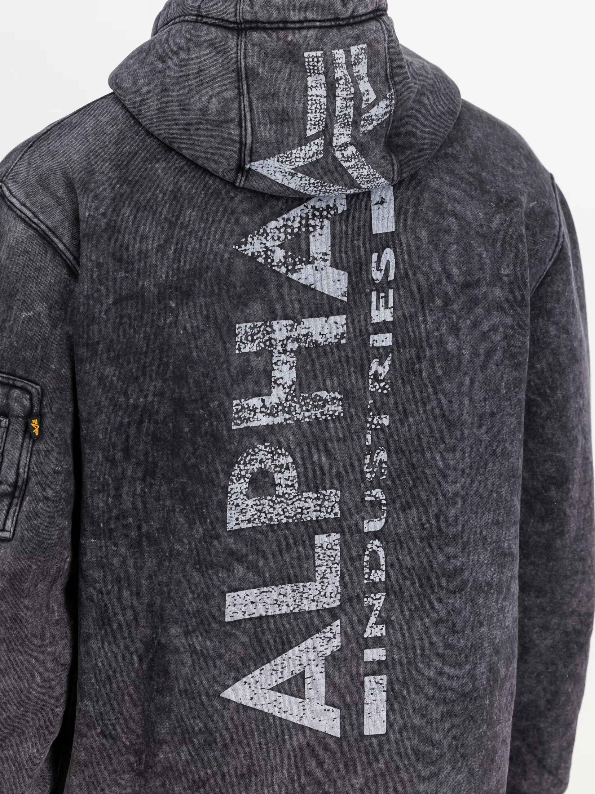 Alpha Industries - Back Print Hoodie Vintage - immagine 6