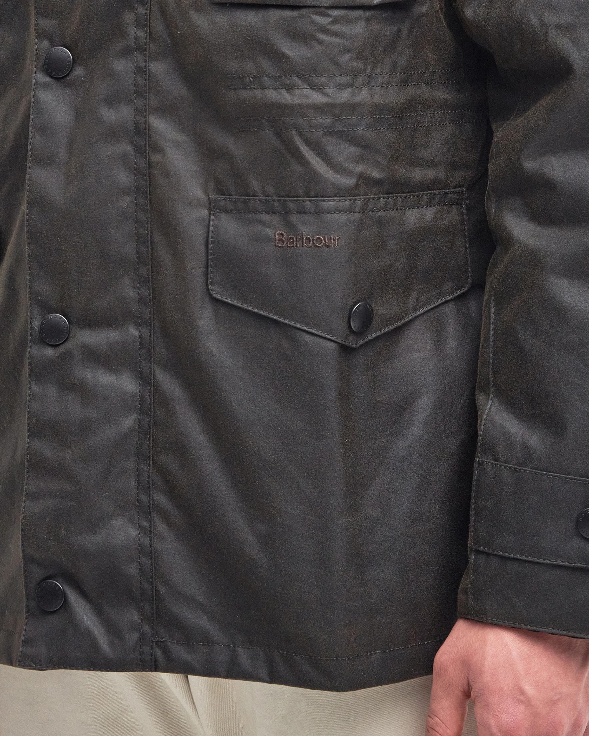 Barbour - Sapper Wax Jacket - immagine 2