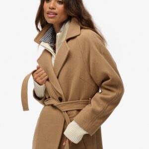 Superdry - Relaxed Long Wool Coat