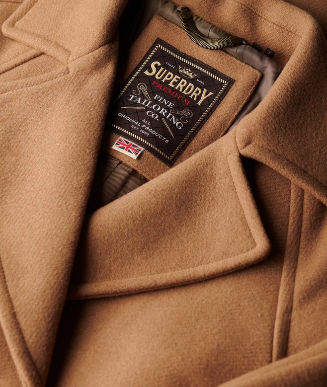 Superdry - Relaxed Long Wool Coat - immagine 3