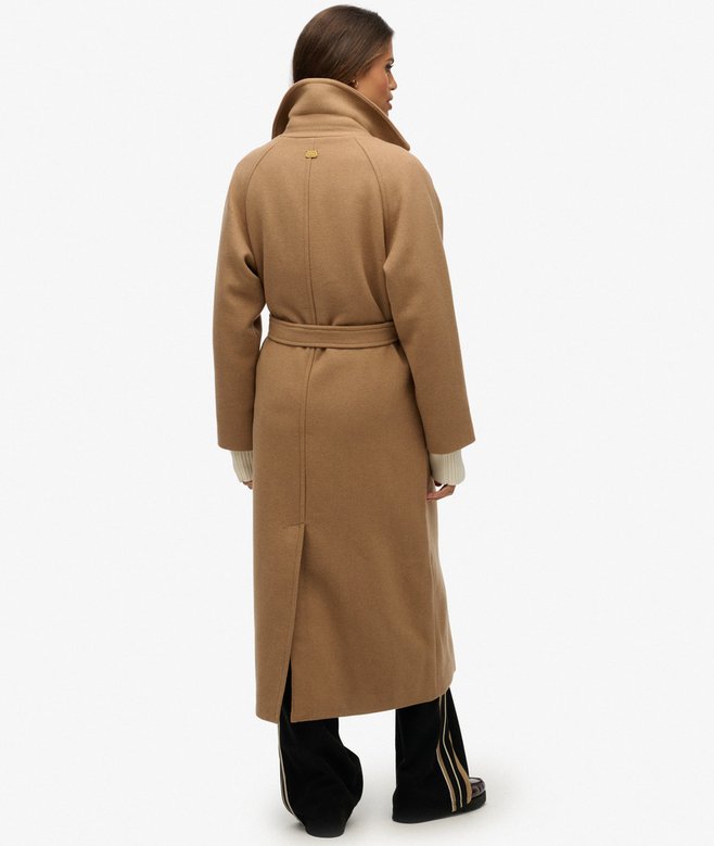 Superdry - Relaxed Long Wool Coat - immagine 4