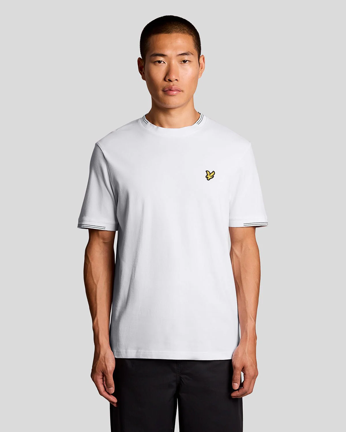 Lyle & Scott - Fine Cotton Tipped T-Shirt - immagine 2