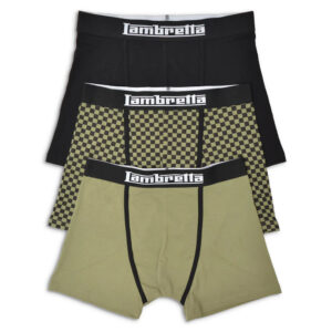 Lambretta Clothing - 3 Pack Multi Boxer