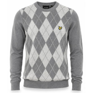 Lyle & Scott - Cotton Merino Argyle Jumper