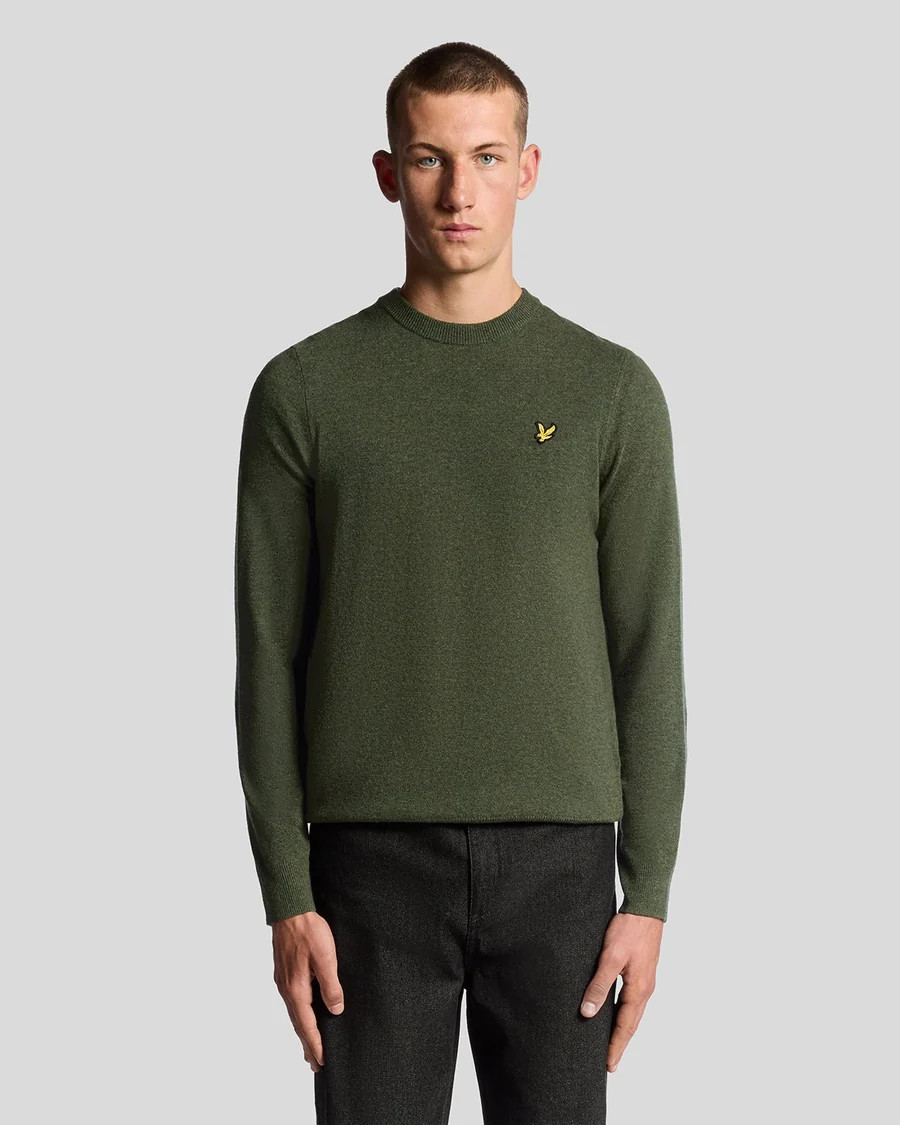 Lyle & Scott - Lambswool Blend Crew Neck Jumper