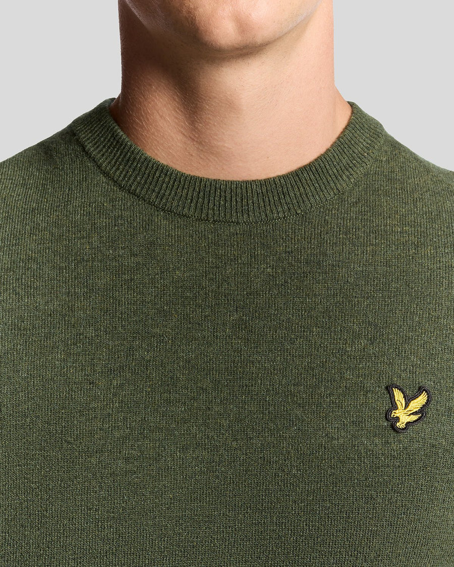 Lyle & Scott - Lambswool Blend Crew Neck Jumper - immagine 4