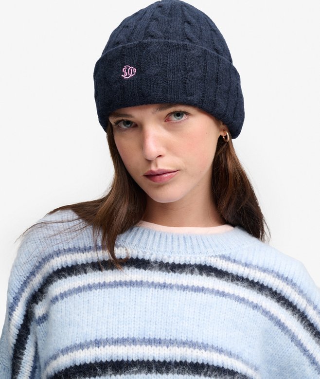Superdry – Premium Cable Knit Beanie